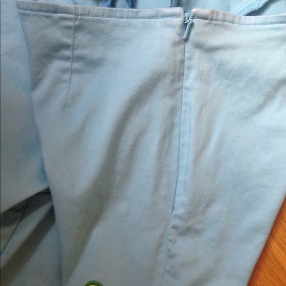 Blue flip flop capris - Picture 4 of 5